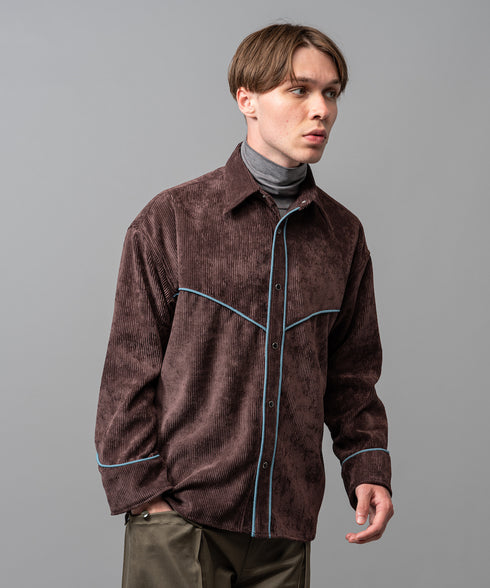 MR.OLIVE / T/N DRAPE CORDUROY / WESTERN SHIRT